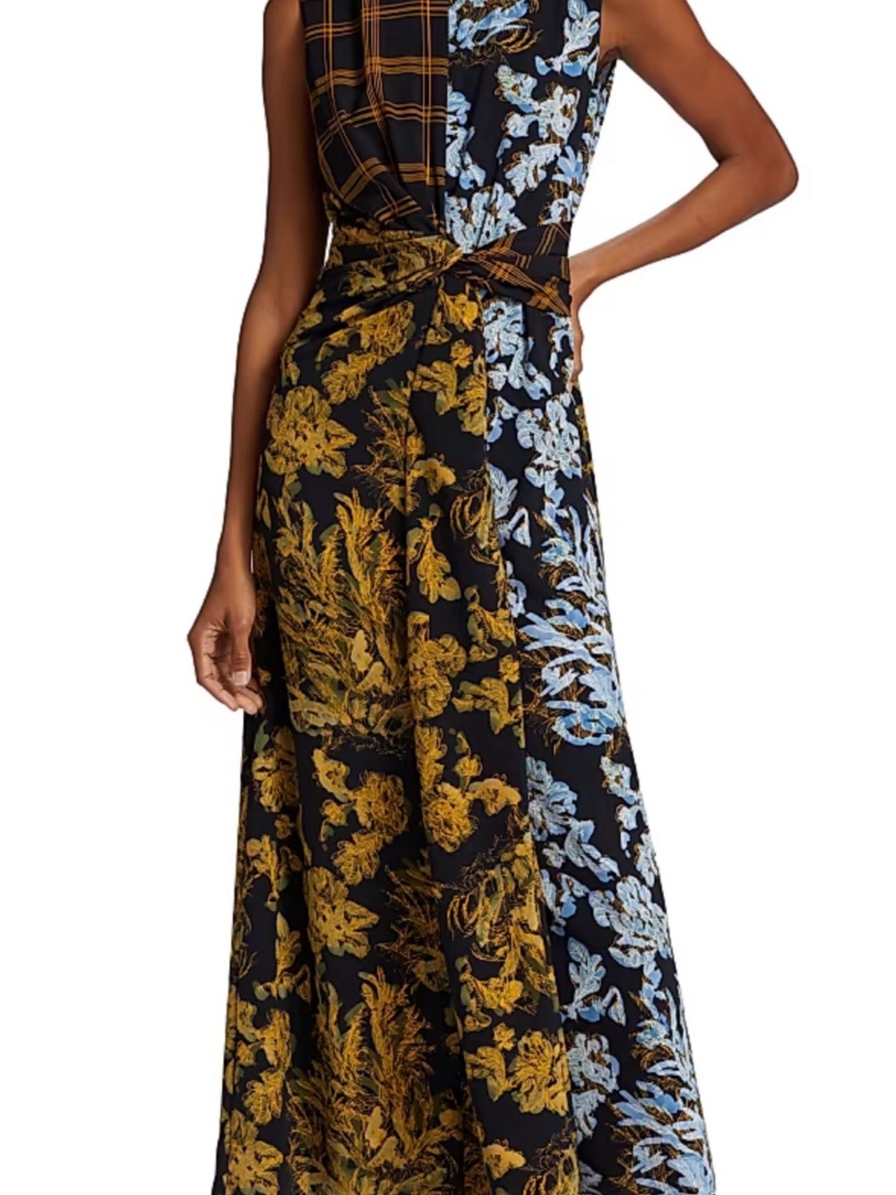 Lafayette 148 New York Mixed-Media Twist-Front Dress size 14 Luxury - Picture 3 of 14